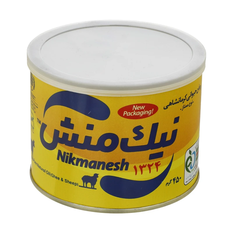 روغن حیوانی نیک منش گاوی گوسفندی - 450 گرم عکس شماره 1