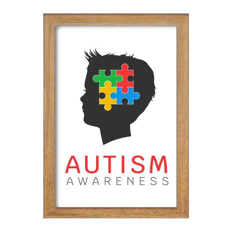 تابلو خندالو مدل اتیسم Autism کد 26761