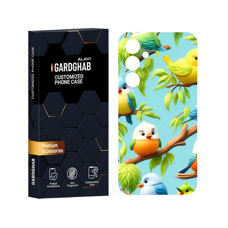 کاور گارد قاب علوی مدل حیوانات مناسب برای گوشی موبایل سامسونگ Galaxy A55