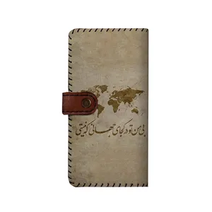 کیف پول چرمی ترمه طراحان ایده مدل کجای جهانی بنددار کد net052