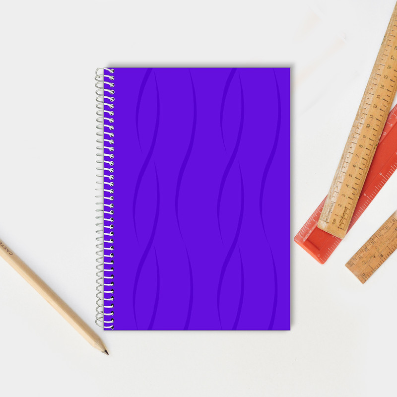 دفتر زبان 80 برگ یاس بهشت مدل 2 خط پلاس