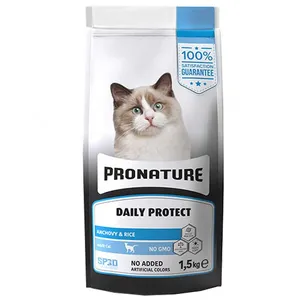 غذای گربه پرونیچر مدل Daily Protect Anchovy with Chicken وزن 1.5 کیلوگرم