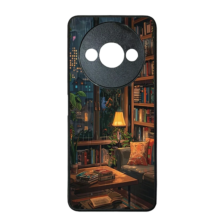 کاور گالری وبفر طرح کتابخانه مناسب برای گوشی موبایل شیائومی redmi a3