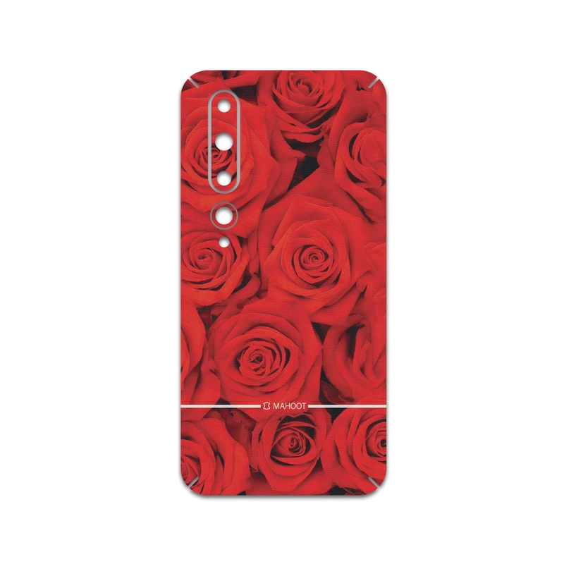 برچسب پوششی ماهوت مدل Red-Flower مناسب برای گوشی موبایل شیائومی Mi 10 5G