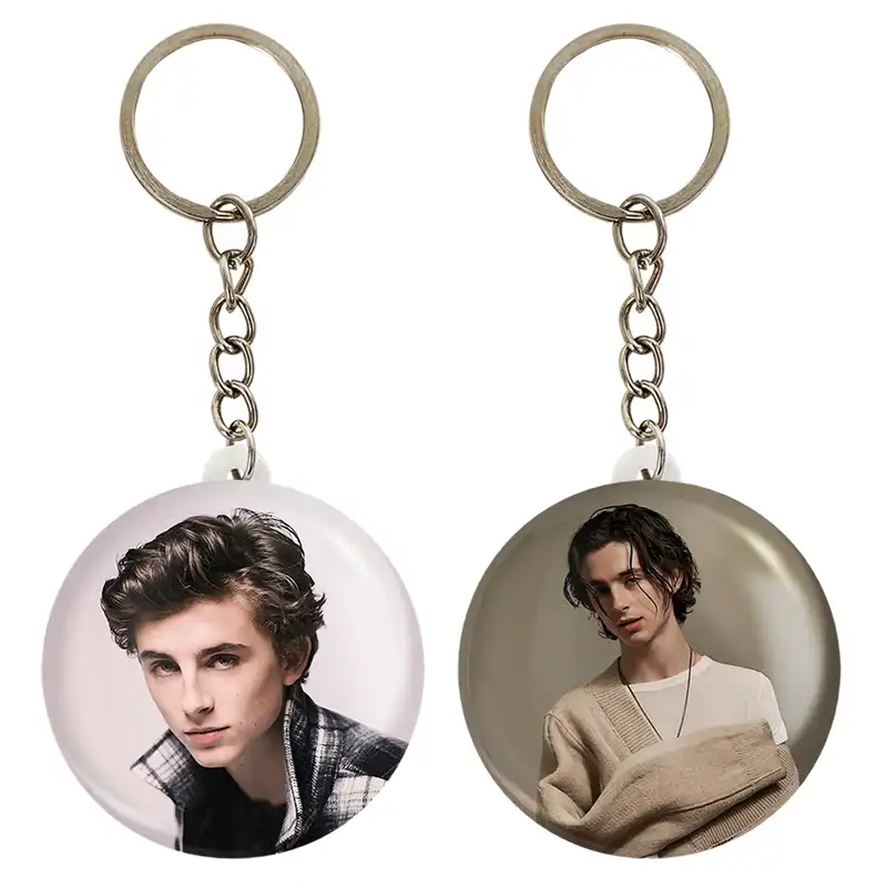 جاکلیدی خندالو مدل تیموتی شالامی Timothée Chalamet کد 1929819295 مجموعه 2 عددی