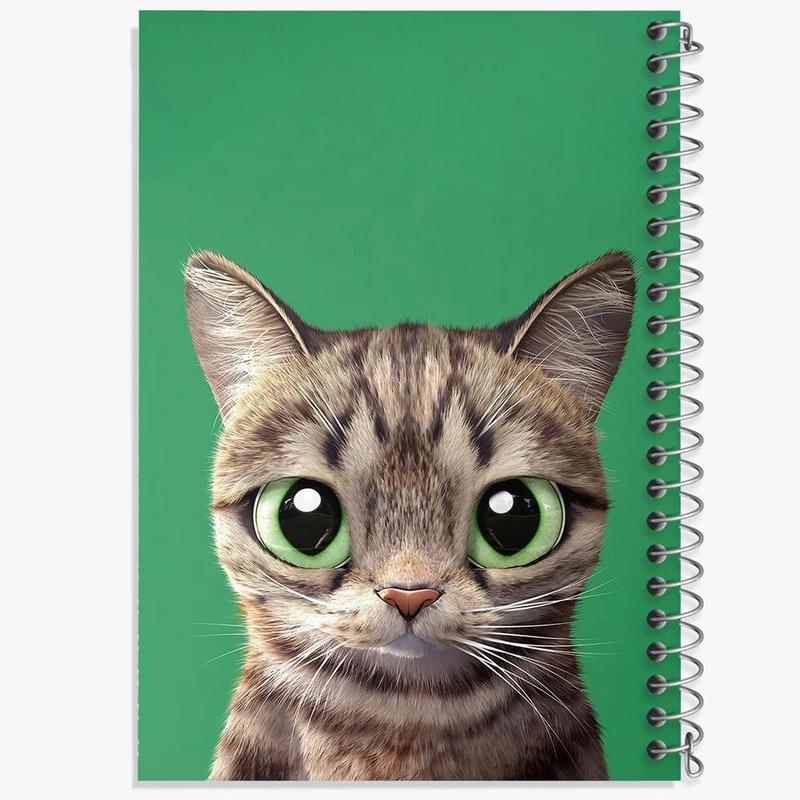 دفتر مشق 50 برگ خندالو مدل گربه کد 28319