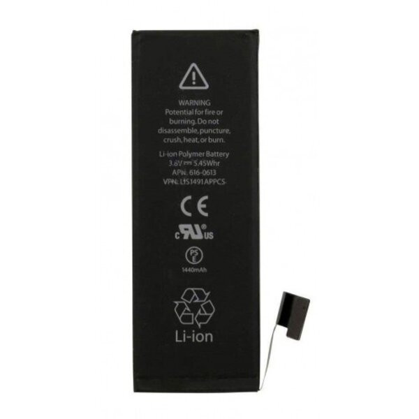 باتری موبایل ظرفیت 1440 میلی آمپر ساعت مناسب برای گوشی موبایل اپل iphone 5