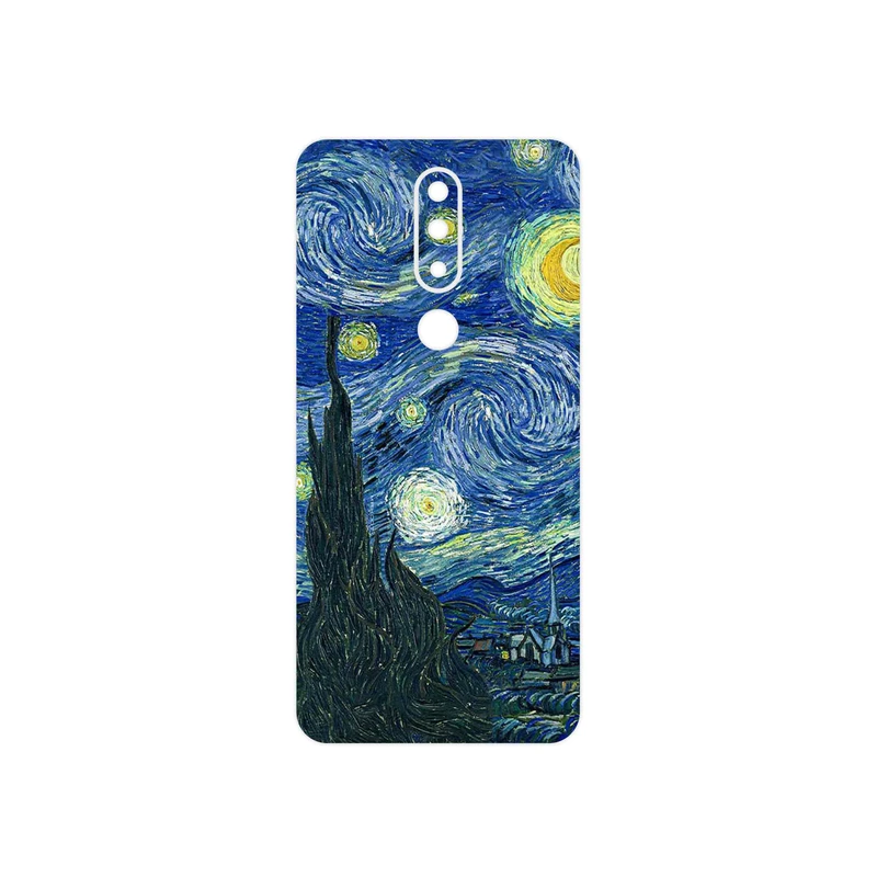 برچسب پوششی ماهوت مدل The Starry Night of van Gogh مناسب برای گوشی موبایل نوکیا 5.1 Plus