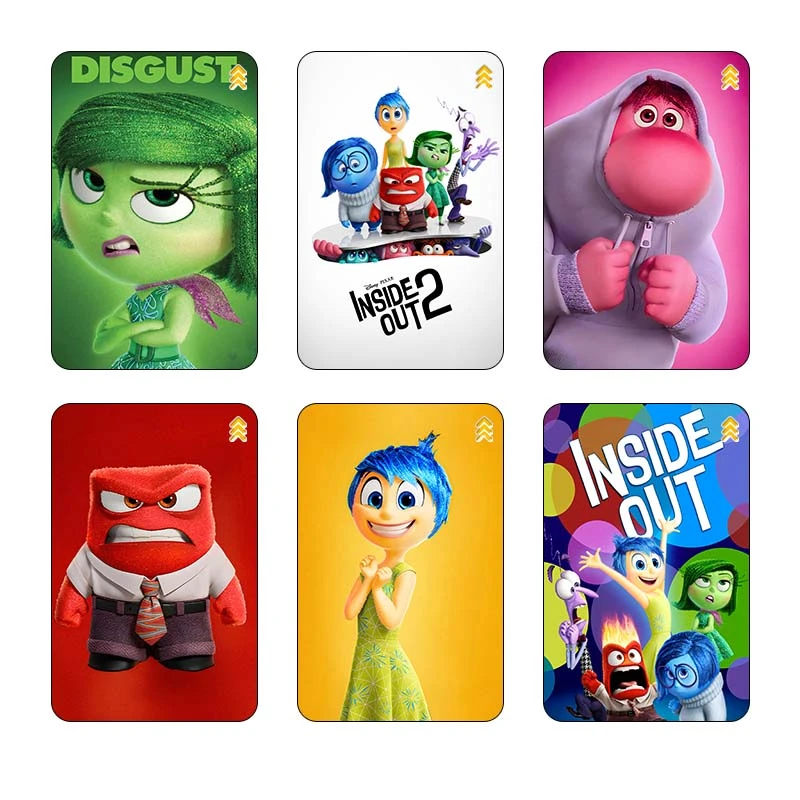 استيکر کارت کارنيکا طرح درون و بیرون Inside Out کد 55748 مجموعه 6 عددی