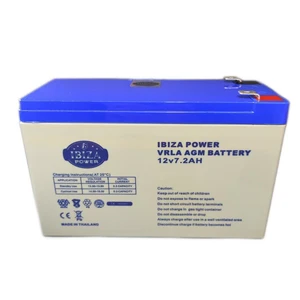 باتری ups 12 ولت 7.2 ایبیزا مدل 12v7.2ah