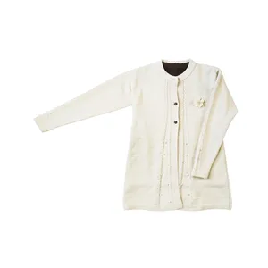 ست کت و تاپ بافتنی دخترانه مدل SA25SB