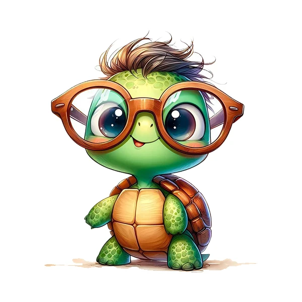  استیکر پارچه و لباس پاد آفرین طرح لاک پشت بامزه کد 462