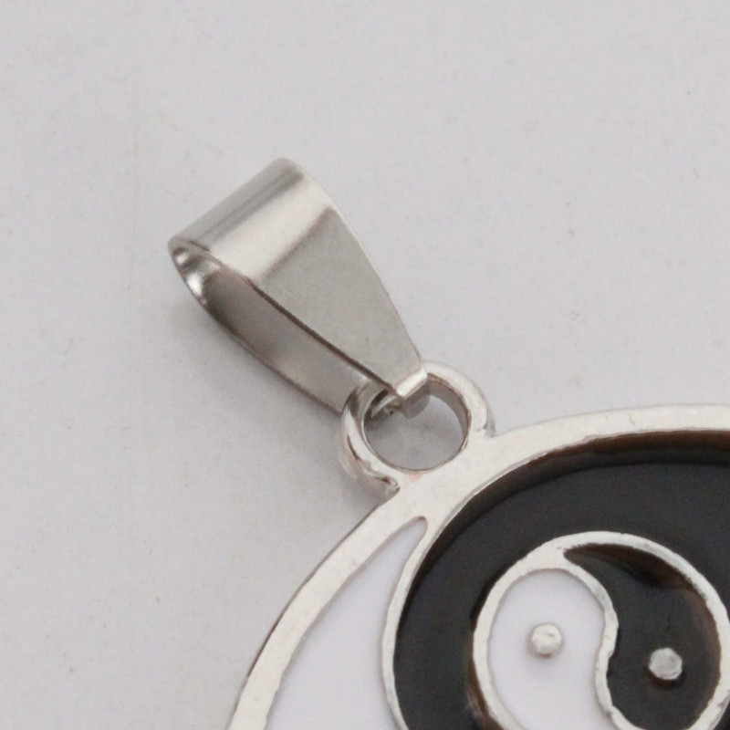 آویز گردنبند مدل یین و یانگ کد 01