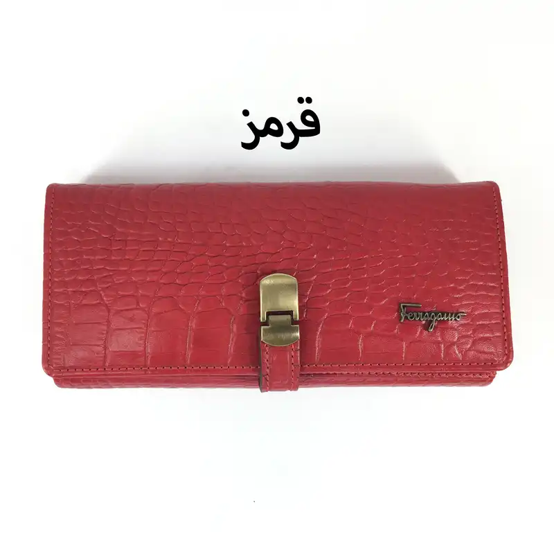 کیف پول زنانه مدل چرم کد KM-2100