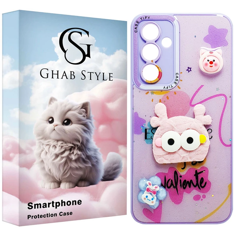 کاور قاب استایل مدل دخترانه مناسب برای گوشی موبایل سامسونگ Galaxy A55 4G / A55 5G / A35 4G / A35 5G