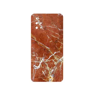 MAHOOT Red Marble Cover Sticker for Samsung Galaxy M31S