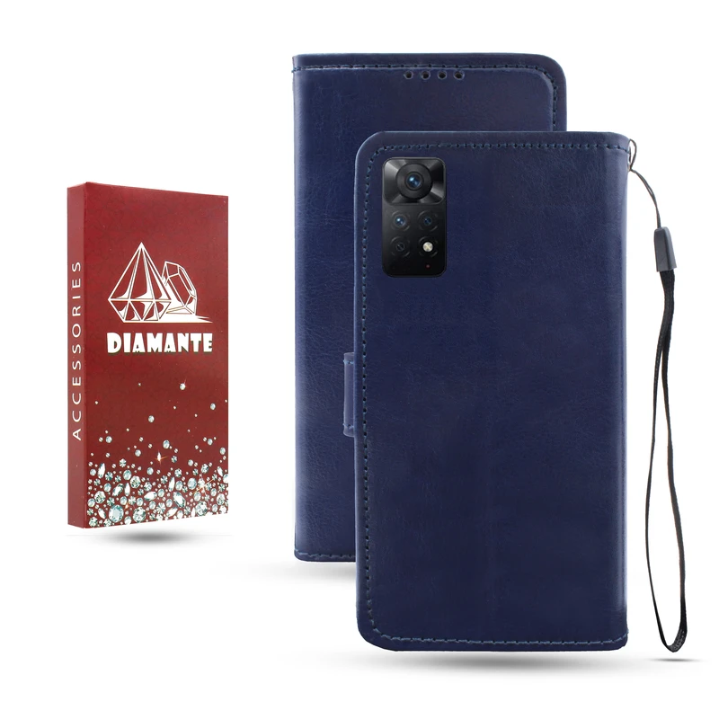 کیف کلاسوری دیامانته مدل Kif_Rd مناسب برای گوشی موبایل شیائومی Redmi Note 12 Pro 4G به همراه بند آویز