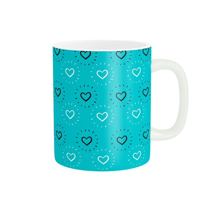 ماگ پاد آفرین طرح قلب کد 3360