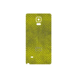 MAHOOT Yellow Snake Skin Cover Sticker for Samsung Galaxy Note 4