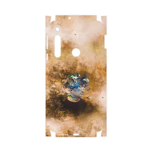 MAHOOT Collage of surreal Portrait of Men-FullSkin Cover Sticker for Motorola One Macro