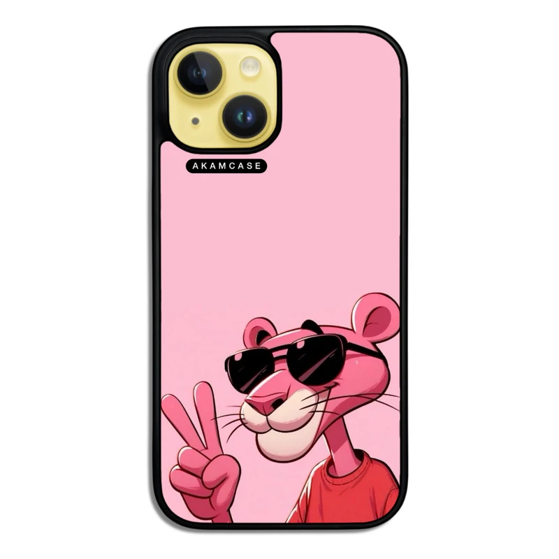 کاور آکام مدل AMC-WA15-PINK PANTHER9 مناسب برای گوشی موبایل اپل iPhone 15