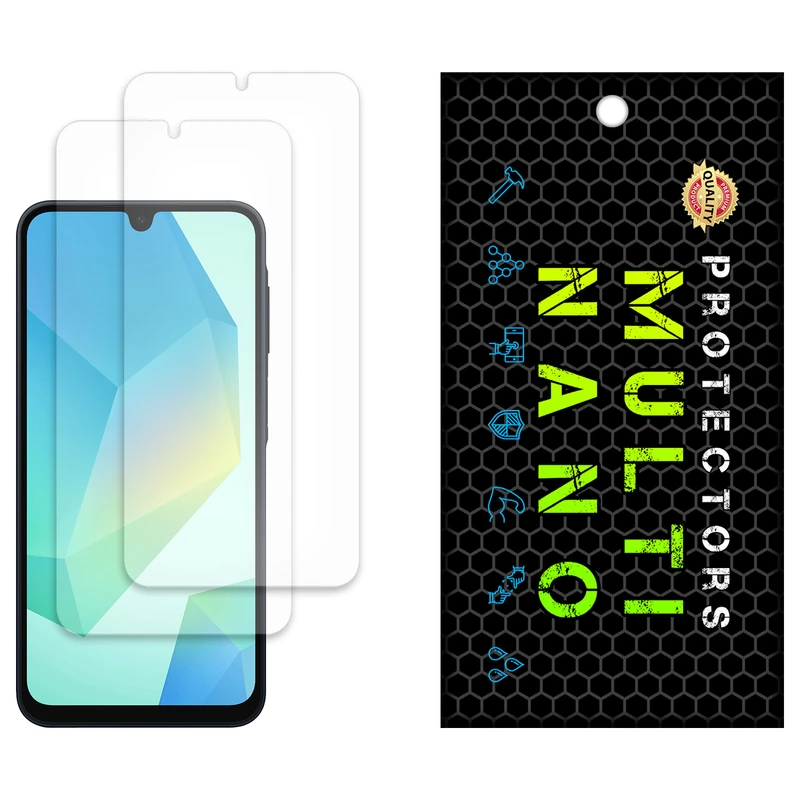 محافظ صفحه نمایش مات مولتی نانو مدل X-S2M مناسب برای گوشی موبایل سامسونگ Galaxy A16 بسته دو عددی