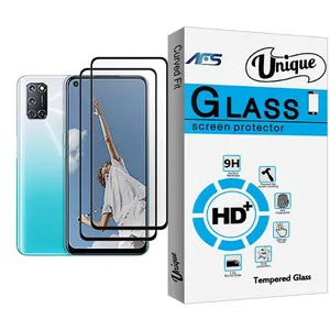 AFS Unique Glass MIX002 Screen Protector For Oppo A52 Pack Of 2