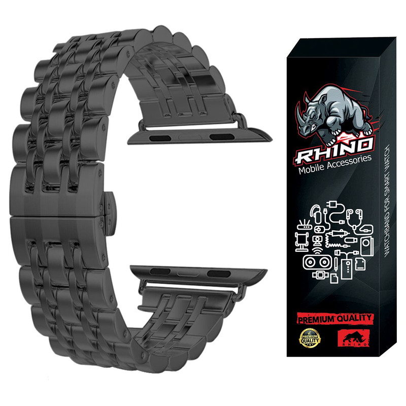 بند راینو مدل R-7Bead مناسب برای اپل واچ سری SE 2021 44 میلی متری