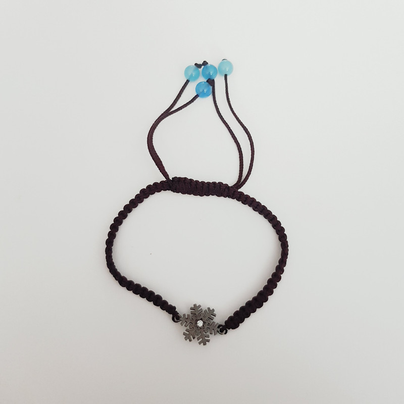 دستبند زنانه مدل برف کد 01