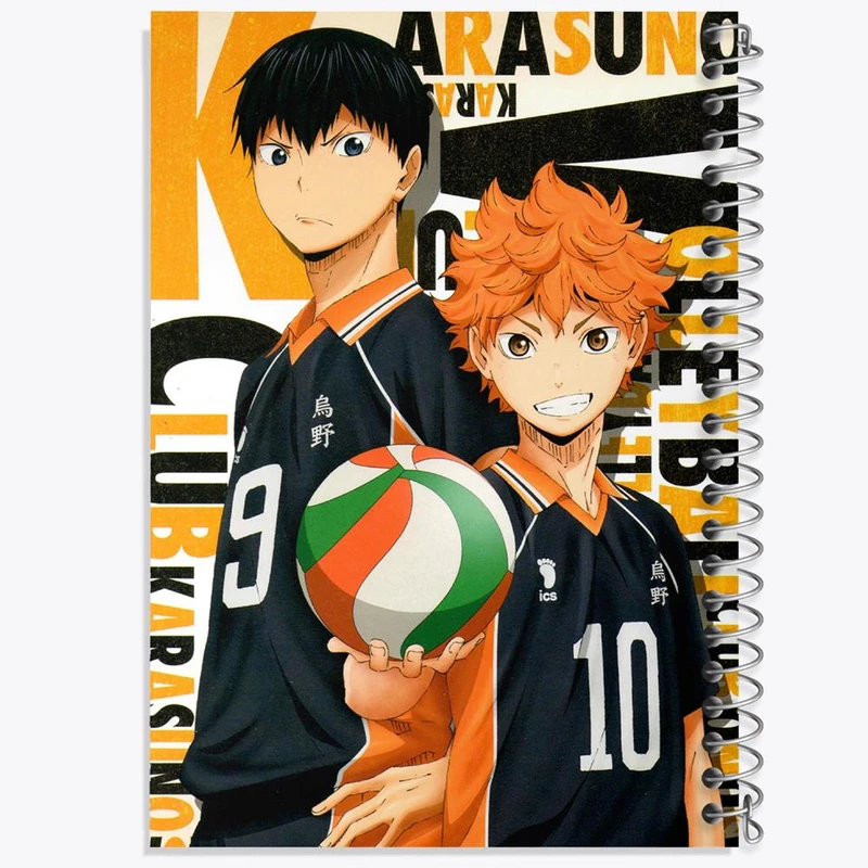 دفتر مشق 100 برگ خندالو طرح انیمه آبشار سرنوشت هایکیو کاگیاما کد 10085