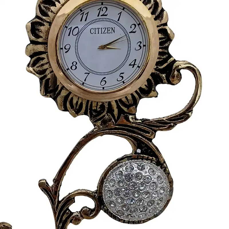 ساعت رومیزی برنجی کد 40