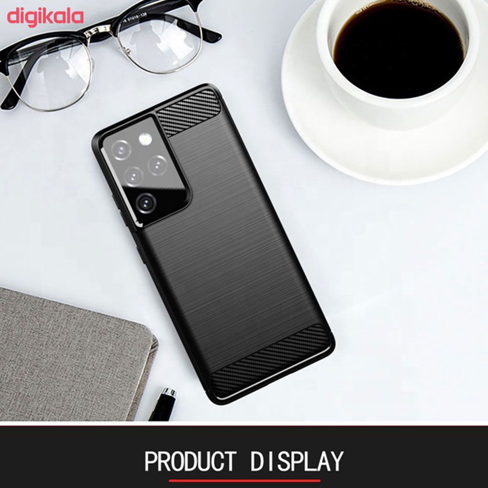 کاور جیتک مدل Rugged Carbon مناسب برای گوشی موبایل سامسونگ Galaxy S21 Ultra main 1 3
