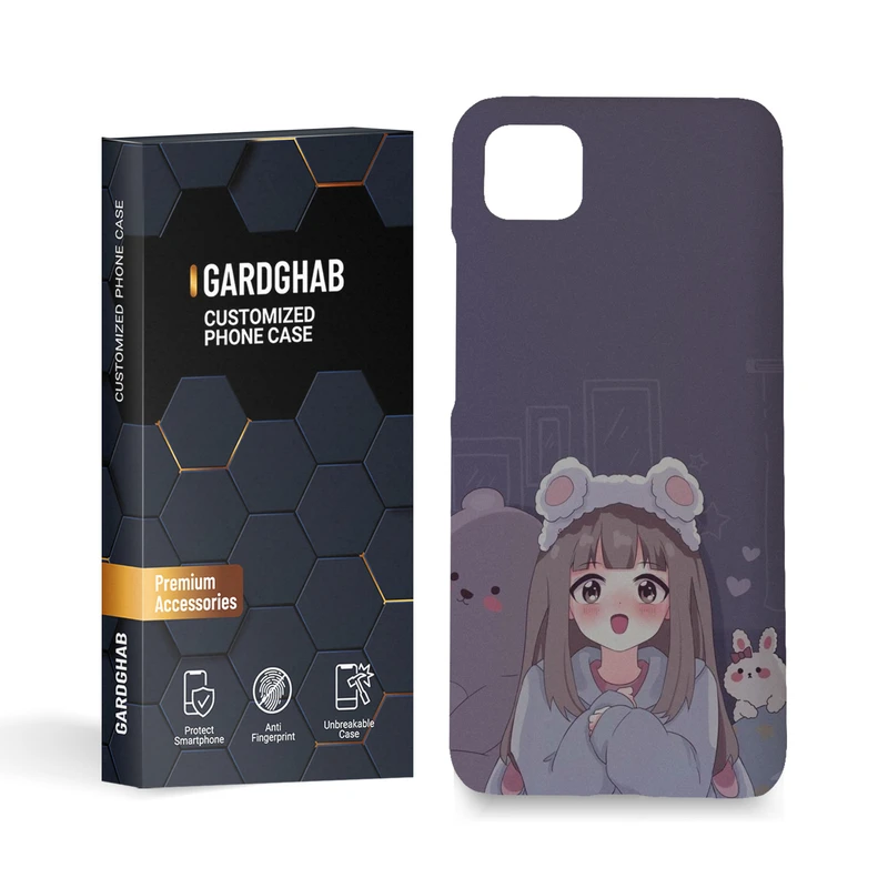 کاور گارد قاب مدل دخترانه مناسب برای گوشی موبایل شیائومی poco c3