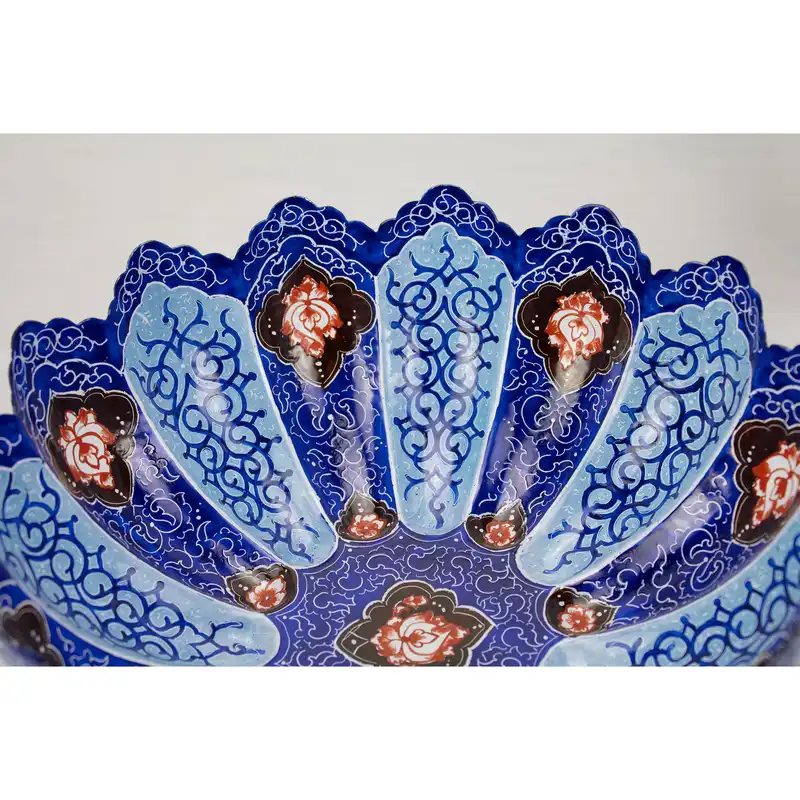 ست کاسه و بشقاب میناکاری کد 5001