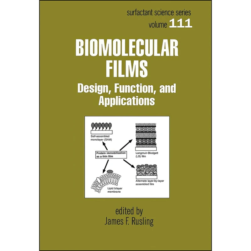 کتاب Biomolecular Films اثر Christopher J. Mruk انتشارات CRC Press