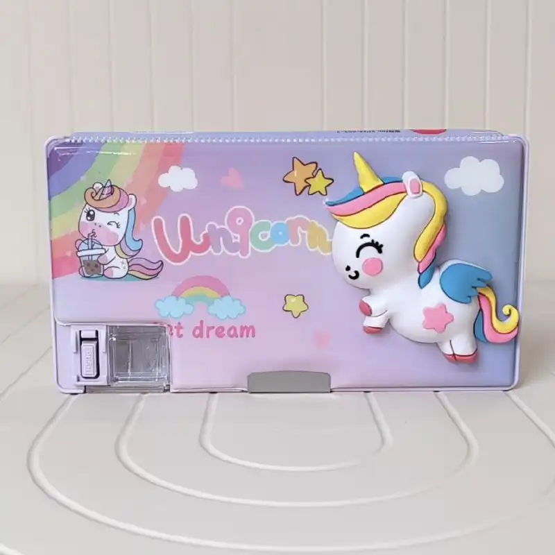 جامدادی مدل تبلتی اسکوییشی طرح اسب تک شاخ