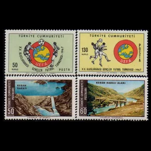 تمبر یادگاری مدل خارجی مجموعه 4 عددی 