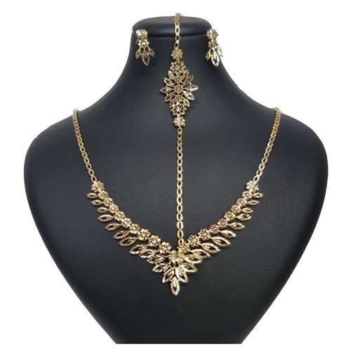 نیم ست طلا 18 عیار زنانه گالری یارطلا مدل تراش کد SR76-G