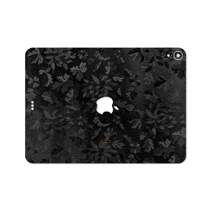 برچسب پوششی ماهوت مدل Black-Wildflower مناسب برای تبلت اپل iPad Pro 11 2018 A2013