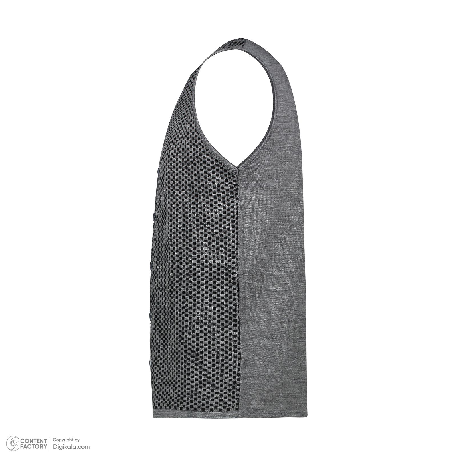 ژیله مردانه تریکو پاییزان مدل J800 رنگ سرمهای -  - 31