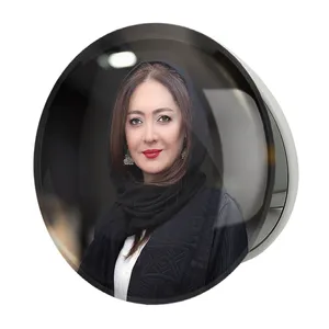 آینه جیبی خندالو طرح نیکی کریمی مدل تاشو کد 6241 