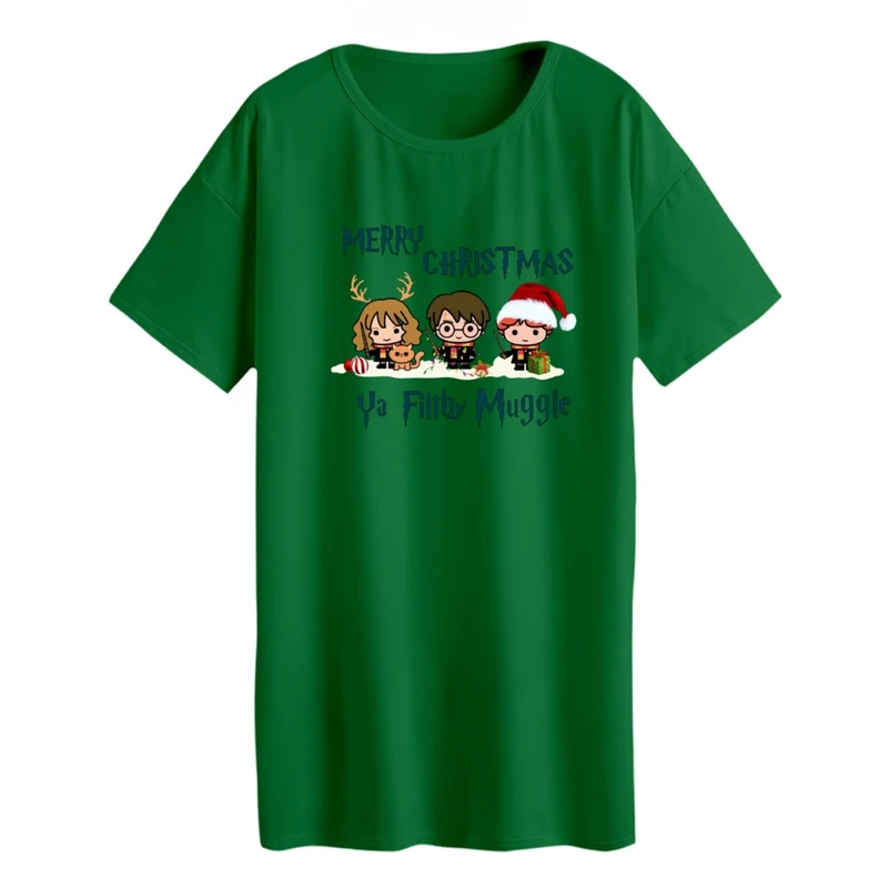 تی شرت لانگ زنانه مدل هری پاتر کد 2