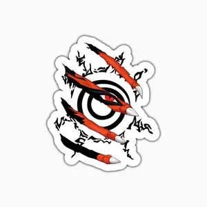استیکر لپ تاپ و موبایل بووم طرح انیمه Naruto مدل Kurama کد PS114