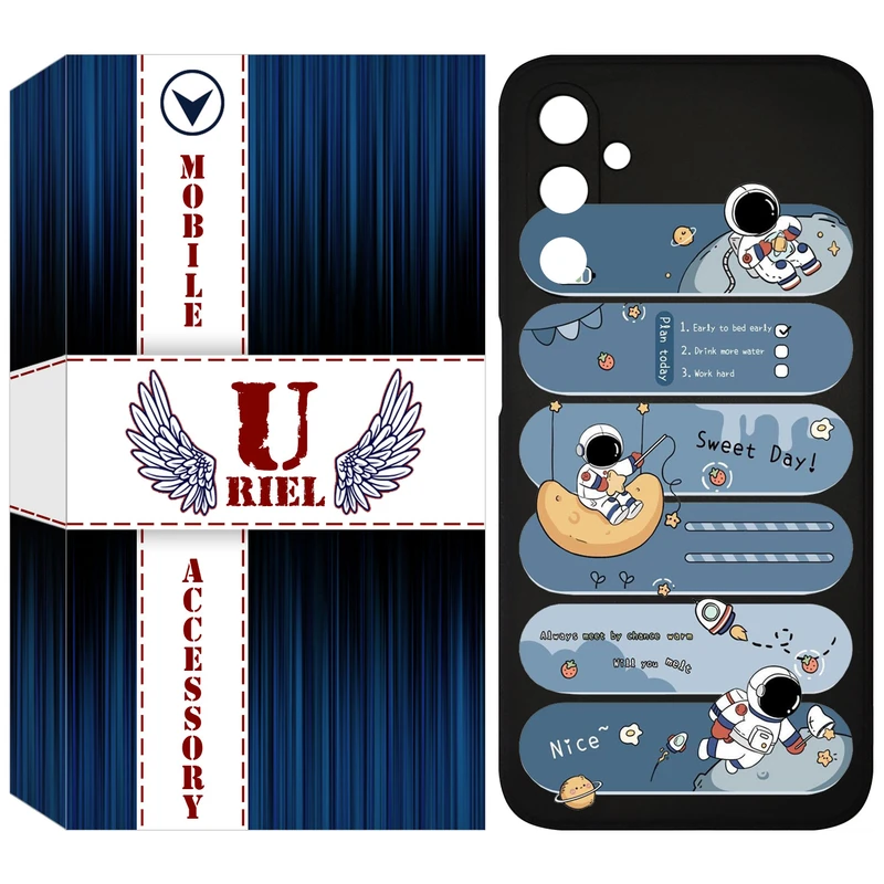 کاور یوریل مدل KSH کد 18 طرح فضانورد مناسب برای گوشی موبایل سامسونگ Galaxy A24