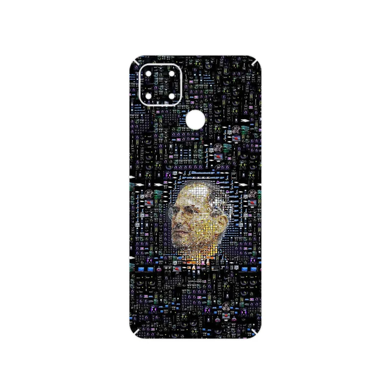 برچسب پوششی ماهوت مدل 2 Collage of Steve Jobs مناسب برای گوشی موبایل ریلمی C25s