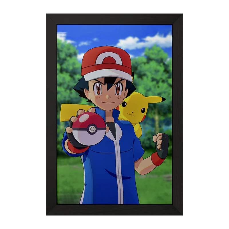 تابلو خندالو مدل انیمه پوکمون (Pokemon) کد F2110