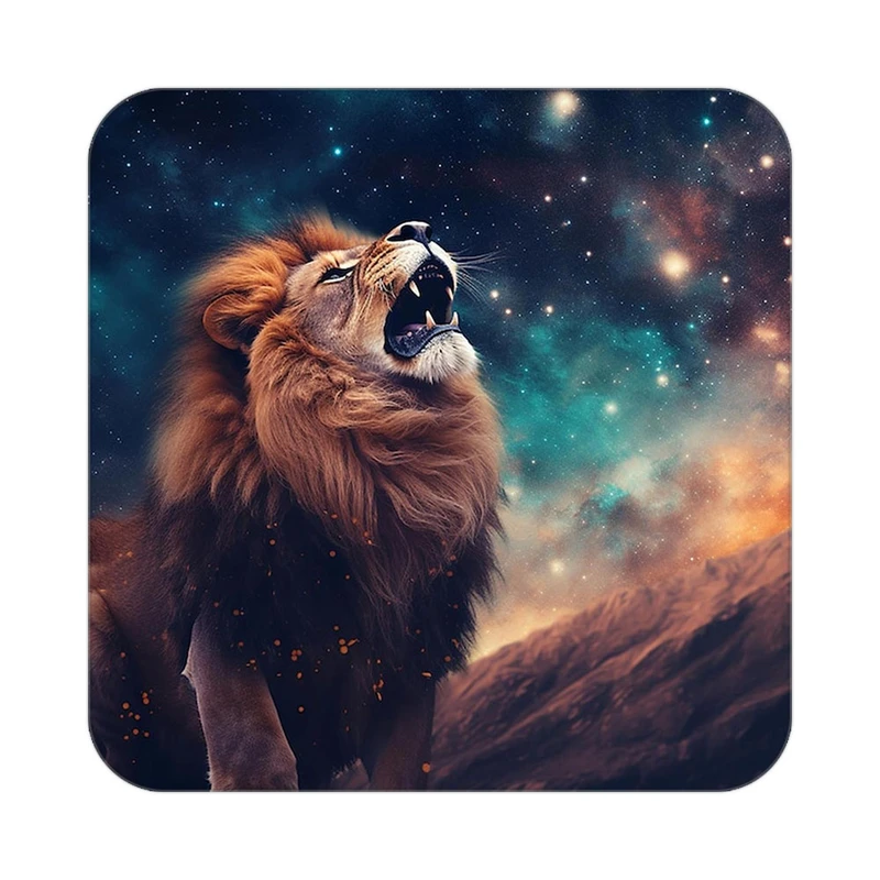 زیر لیوانی کاکتی طرح شیر مدل mp24148