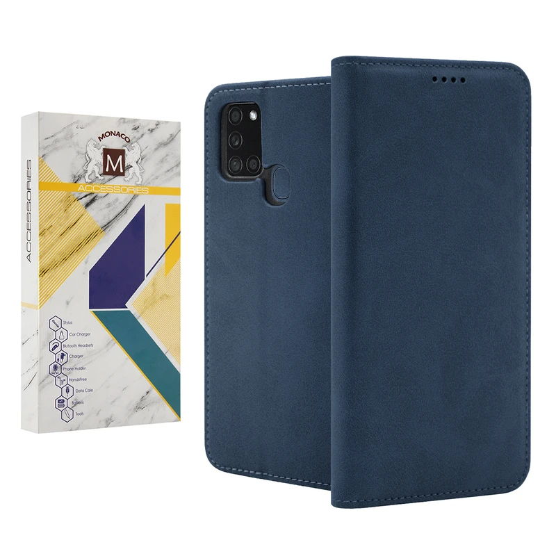   کیف کلاسوری  موناکو  مدل Zenon مناسب برای گوشی موبایل سامسونگ Galaxy A21S 