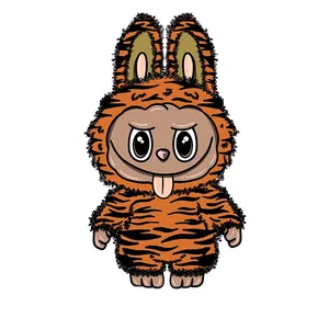 استیکر پارچه و لباس پاد آفرین طرح لبوبو کد 303