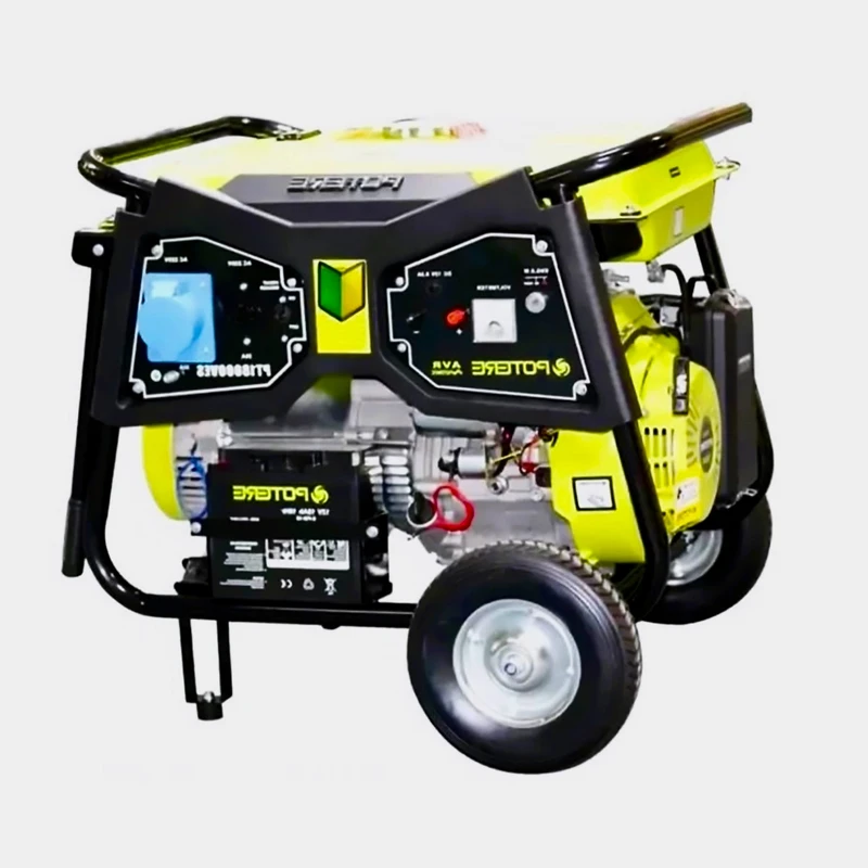 عکس شماره 6 : موتور برق پوتر مدل pt18000ves استارتی 9 کیلووات به همراه چرخ و دسته